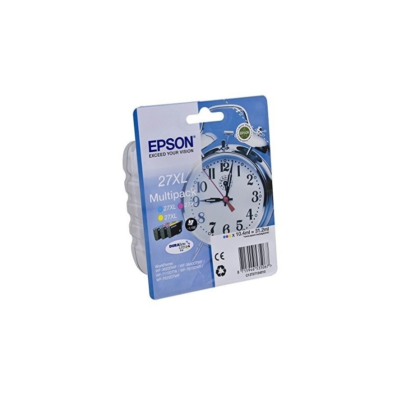 Картридж Epson T2715 C,M,Y XL для WorkForce WF-7110DTW (голубой,пурпурный,желтый) C13T27154022 C13T27154022/C13T27154020