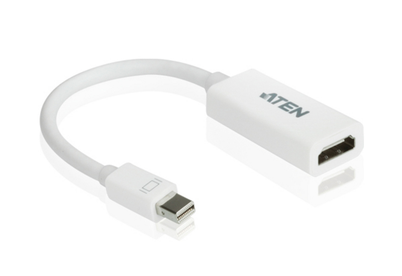 Конвертор ATEN Mini DisplayPort=>HDMI, Mini DisplayPort>HDMI, Male>Female, без Б.П., (1920x1200/1080p HDTV) VC980-AT VC980-AT