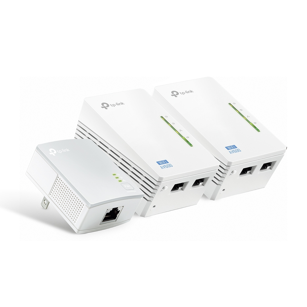 Адаптер TP-Link TL-WPA4220T KIT AV500 Комплект Wi-Fi Powerline адаптеров с 2 портами Ethernet TL-WPA4220TKIT
