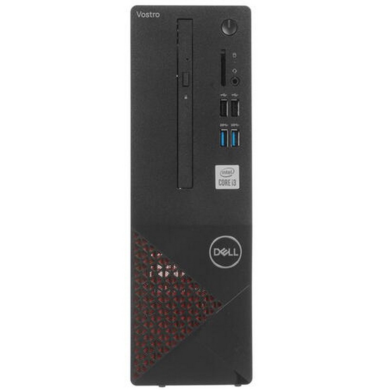 Компьютер Dell Vostro 3681 SFF i3 10100 (3.6)/8Gb/1Tb 7.2k/SSD256Gb/UHDG 630/CR/Linux/GbitEth/WiFi/BT/200W/клавиатура/мышь/черный 3681-9894 3681-9894