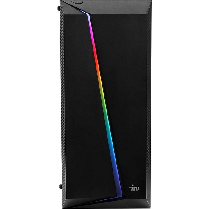 Персональный компьютер iRU Game 520B4GE MT Ryzen 5 3600 (3.6) 16Gb 1Tb 7.2k SSD240Gb GTX1650 4Gb Windows 10 Home Single Language 64 GbitEth 500W черный 1641203 1641203