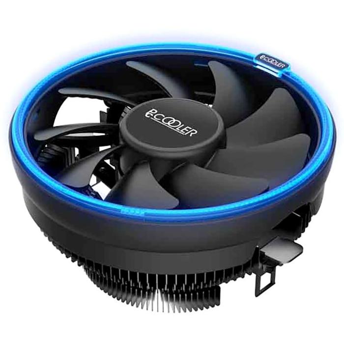 Вентилятор PCCooler S775/115X/AM2/2+/AM3/3+/AM4/FM1/FM2/2+ (TDP 92W, вент-р 120мм с PWM, Blue LED FAN, 1000-1800RPM, 26.5dBa) Retail Color Box E126MB E126MB