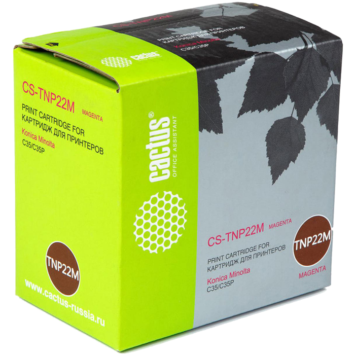 Тонер-картридж Cactus CS-TNP22M пурпурный для Minolta C35/C35P (6000стр.) CS-TNP22M CS-TNP22M