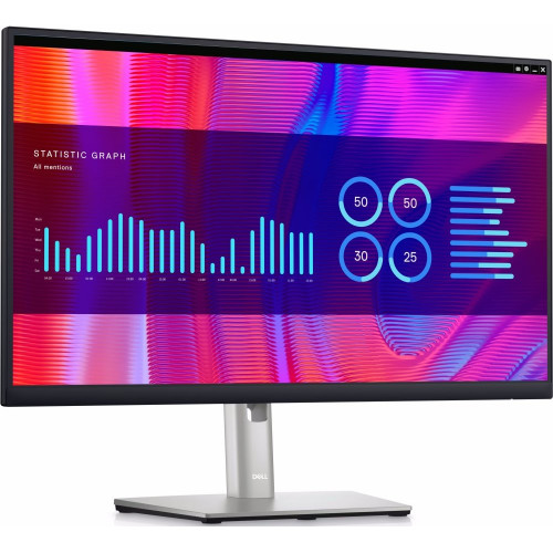 Монитор Dell 23,8" S/BK (IPS; 16:9; 300cd/m2; 1000:1; 5ms; 2560x1440x60Hz; 178/178; DP; HDMI; 5xUSB; HAS; Tilt; Pivot; VESA)  P2423D P2423D #7