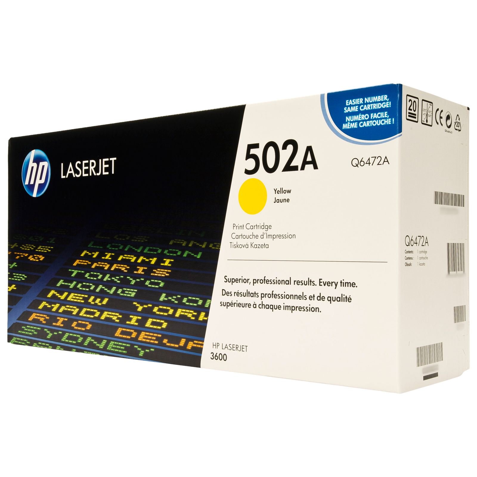 Картридж HP Q6472A, Yellow Color LaserJet 3600, Yellow, 4000 стр. Q6472A