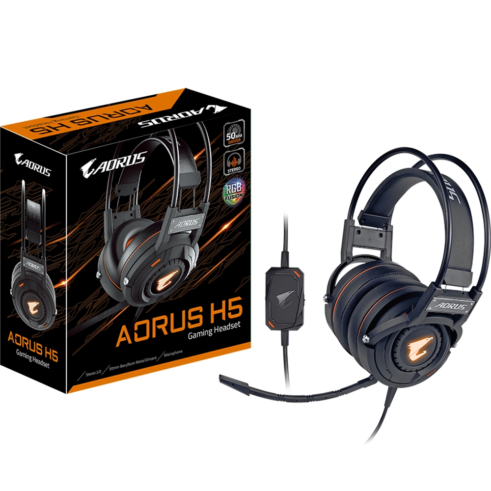 Веб-камера Gigabyte AORUS H5/USB HEADSET/CIR/MIC/B RTL GP-AORUS H5 GP-AORUS H5 #4