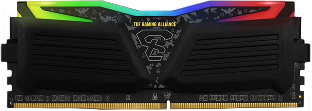 Модуль памяти Geil 8GB GeIL DDR4 2666 DIMM Super Luce RGB SYNC Gaming Memory Non-ECC, CL19, 1.2V, Heat Shield, ASUS AURA, Gigabyte Fusion, MSI Mystic Light, ASRock Polychrome, RTL GLS48GB2666C19SC GLS48GB2666C19SC