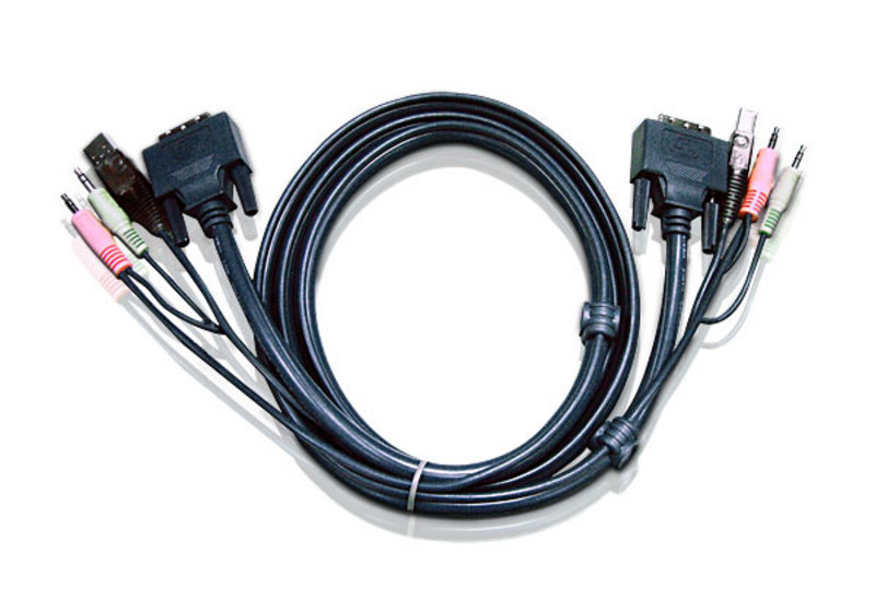 Кабель ATEN DVI/USB B/MC.SP-DVI/USB A; 5M 2L-7D05UD 2L-7D05UD