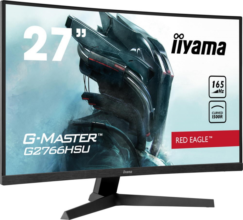 Монитор iiYama 27" Red Eagle черный VA LED 1ms 16:9 HDMI M/M матовая 3000:1 250cd 178гр/178гр 1920x1080 165Hz DP FHD USB G2766HSU-B1 G2766HSU-B1