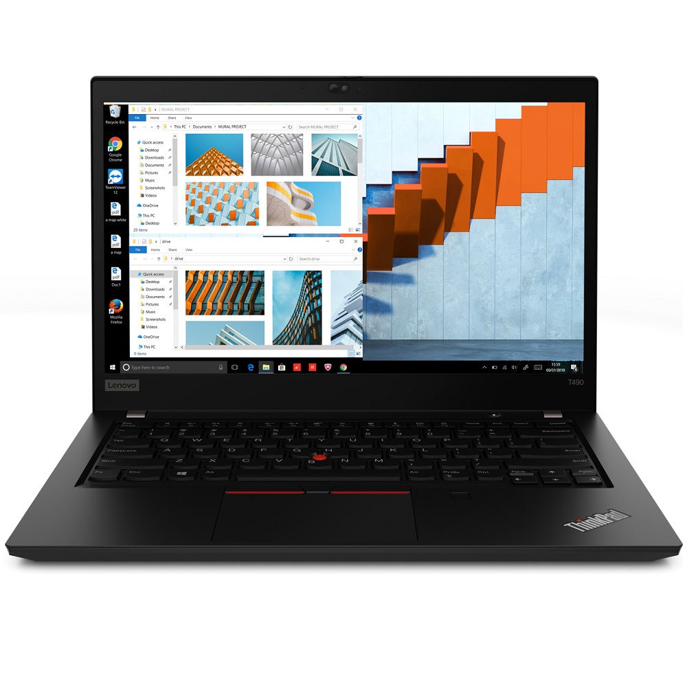 Ноутбук Lenovo ThinkPad T490 Core i5 8265U/8Gb/SSD256Gb/Intel UHD Graphics 620/14.0"/IPS/FHD (1920x1080)/Windows 10 Professional 64/black/WiFi/BT/Cam 20N20009RT 20N20009RT