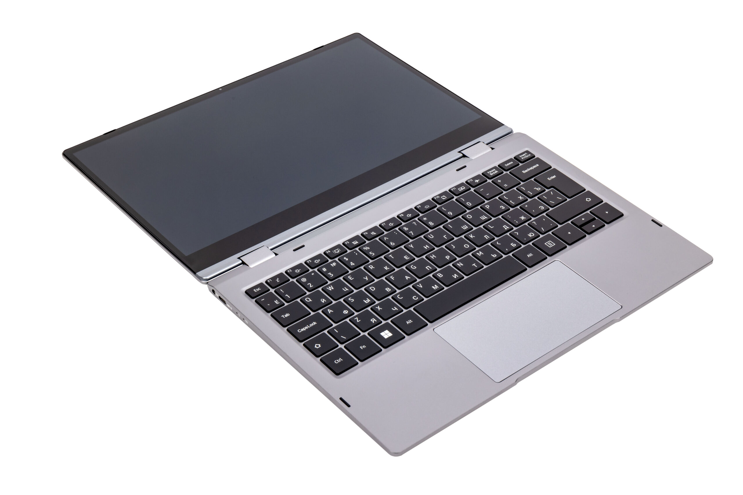 Ноутбук HIPER SLIM 360 13.3"(1920x1080 (матовый) IPS)/Touch/Intel Core i5 1235U(1.3Ghz)/8192Mb/256SSDGb/noDVD/Int:Intel UHD Graphics/Cam/WiFi/38WHr/war 1y/1.26kg/Silver/DOS + 360, Metall Body, подстветка клав. H1306O582DM H1306O582DM