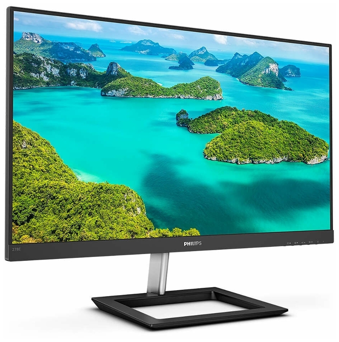 Монитор Philips 27" 278E1A 3840x2160@60Гц IPS LED 16:9 4ms DP 2*HDMI Mega Infinity DCR 1000:1 178/178 350cd 2*Speakers 3Вт Tilt Black 278E1A/00 278E1A/00 #1