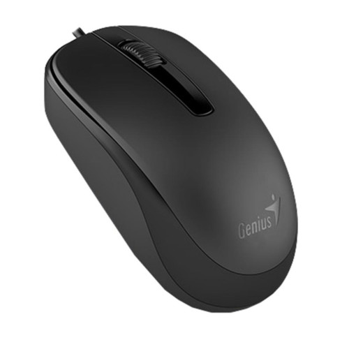 Мышь Genius GDX-120 Black, оптическая, 1000 dpi, 3 кнопки+колесо прокрутки, провод 1,5 м, 31010105100 31010105100