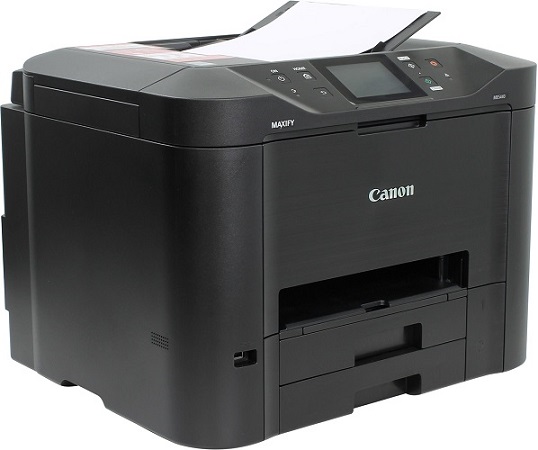 МФУ Canon MAXIFY MB5440 А4, (600х1200), DADF на 50 л., 24 из./мин. ч/б, 15,5 из./мин. цвет, лоток на 500 л., USB/LAN/WiFi 0971C007 0971C007