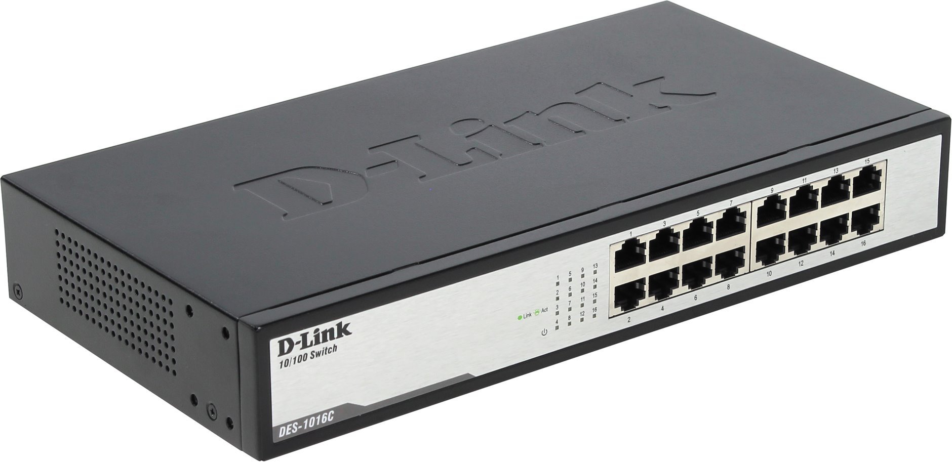 Коммутатор D-Link неуправляемый с 16 портами 10/100Base-TX DES-1016 Б/У DES-1016 Б/У