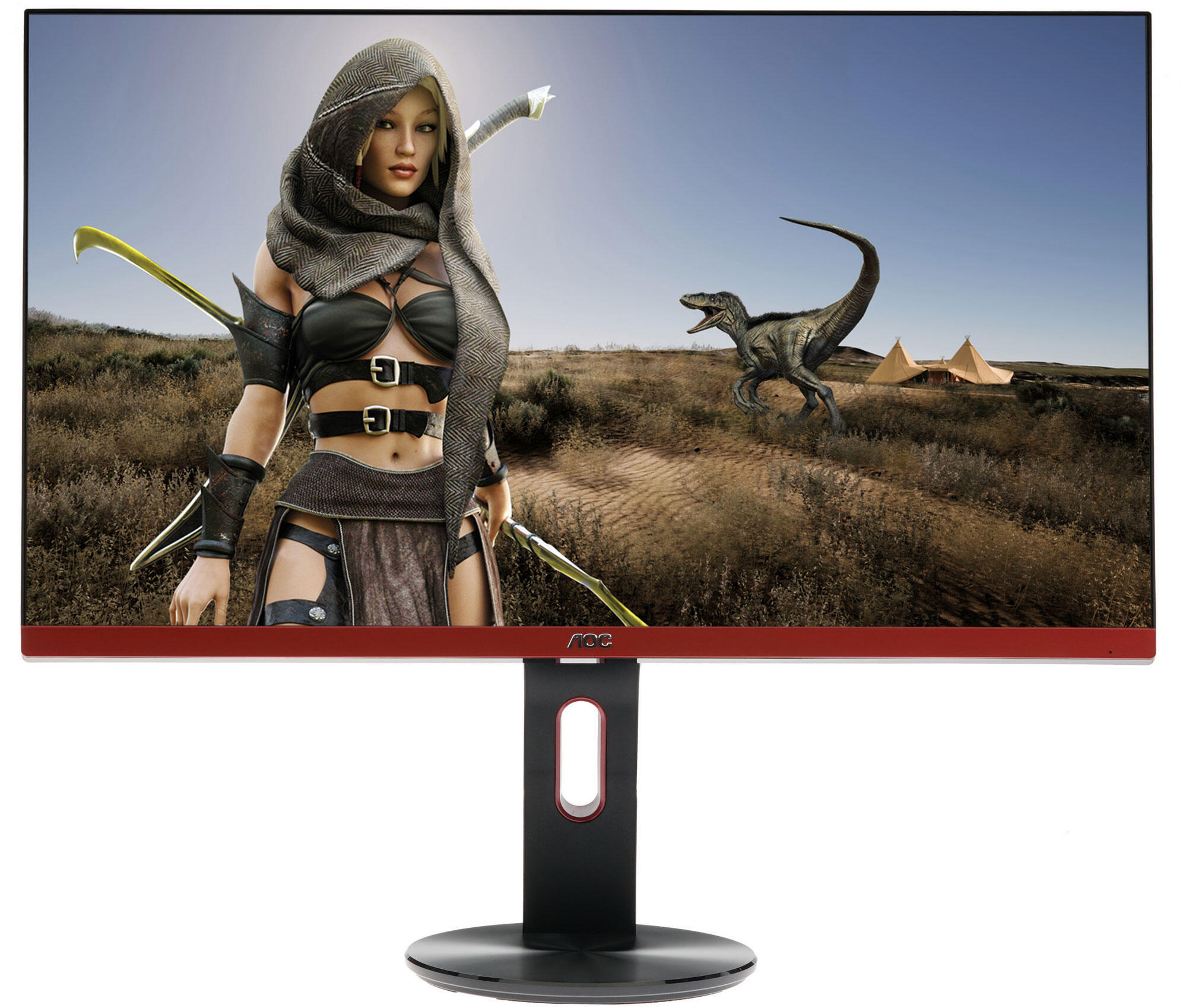 Монитор AOC 27" 1920x1080 144hz TN LED 16:9 1ms D-Sub 2*HDMI DP 50M:1 4*USB 3.0 170/160 400cd Speakers HAS Pivot Swiwel Tilt Black/Red G2790PX G2790PX