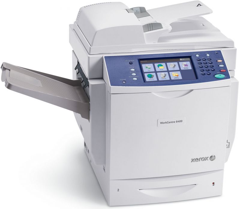 МФУ Xerox WorkCentre 6400S A4, 35 mono/30 color ppm, 120K p/m, 1024 MB, DADF, USB, Gigabit Eth, Duplex WC6400S# WC6400S#