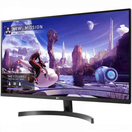 Монитор LG LCD 31.5" 32QN600-B черный {IPS 2560х1440 75Hz 5ms 350cd 178/178 1000:1 HDR10 5ms 10bit(8bit+FRC) 2xHDMI1.4 DisplayPort1.4 FreeSync VESA } 32QN600-B.ARUZ 32QN600-B.ARUZ