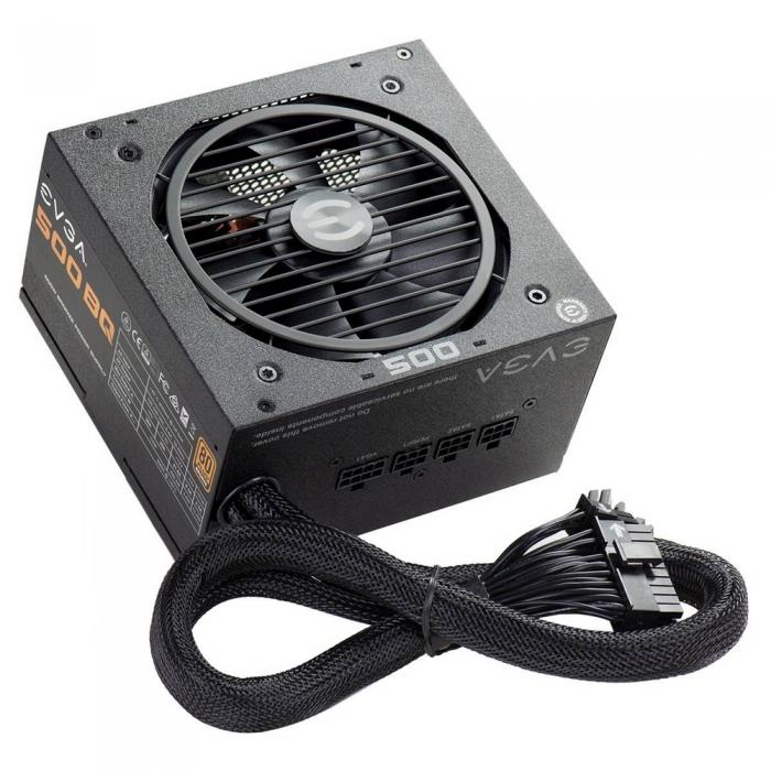 Блок питания EVGA BQ 500 80Plus Bronze Semi modular RTL 110-BQ-0500-K2 110-BQ-0500-K2