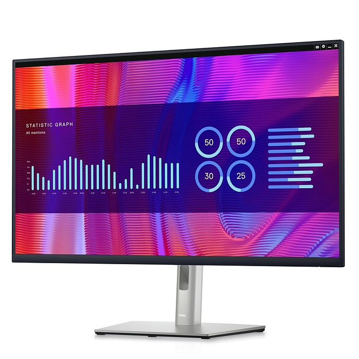 Монитор Dell 31.5" CD S/BK (VA; 16:9; 350 cd/m2; 1000:1; 2560x1440; 5ms; 178/178; 2xDP; HDMI, USB-C; 4xUSB; RJ45; Swiv; HAS; Pivot) P3223DE P3223DE #7