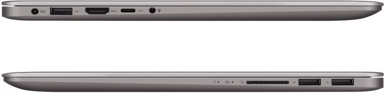 Ноутбук Asus UX410UF-GV194R  14"(1920x1080 (матовый))/Intel Core i7 8550U(1.8Ghz)/8192Mb/1000+256SSDGb/noDVD/Ext:nVidia GeForce MX130(2048Mb)/Cam/BT/WiFi/bag/war 1y/1.4kg/Grey/W10Pro 90NB0HZ1-M04230 90NB0HZ1-M04230