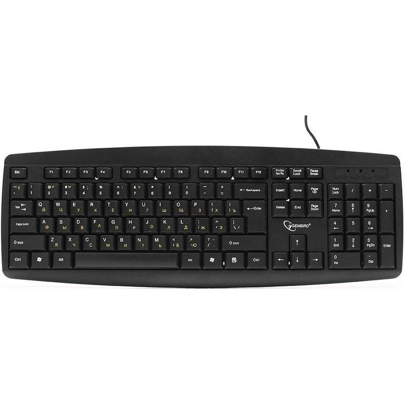 Клавиатура Gembird KB-8351U-BL Black USB (KB-8351U-BL) KB-8351U-BL #1