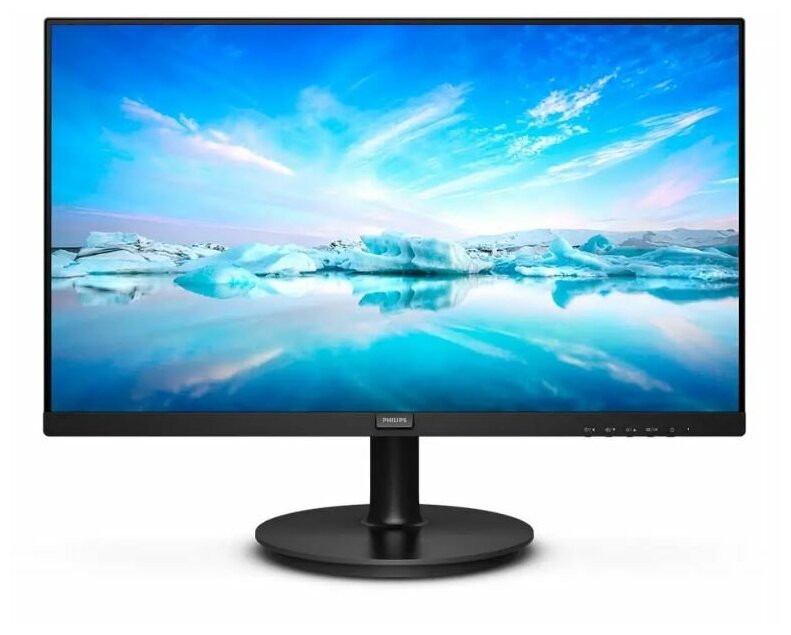 Монитор Philips 21,5" 221V8LD 1920x1080 VA LED 16:9 4ms VGA DVI HDMI Mega Infinity DCR 3000:1 178/178 250cd Tilt Black 221V8LD/00 221V8LD/00