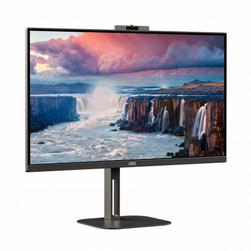 Монитор AOC 27" Black с поворотом экрана (IPS, 2560x1440, 75Hz, 1 ms, 178°/178°, 300 cd/m, 20M:1, +HDMI 2.0,DP) Q27V5CW Q27V5CW #2