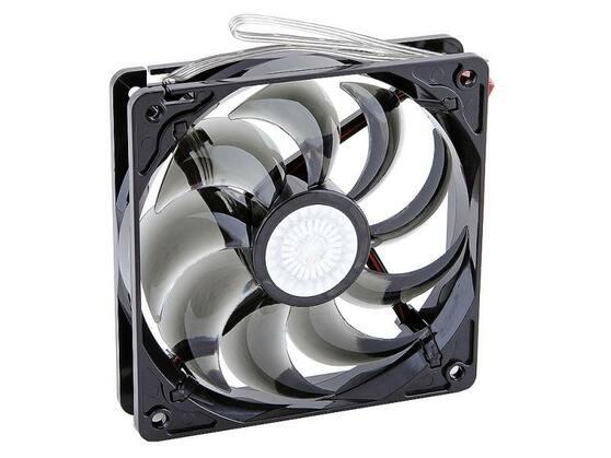 Вентилятор Cooler Master SickleFlow 120 Red 120 мм, 19 dBA, 3 пин, красная подсветка, 2000 об/мин, потребляемая мощность 4,2 Вт R4-L2R-20AR-R1 R4-L2R-20AR-R1
