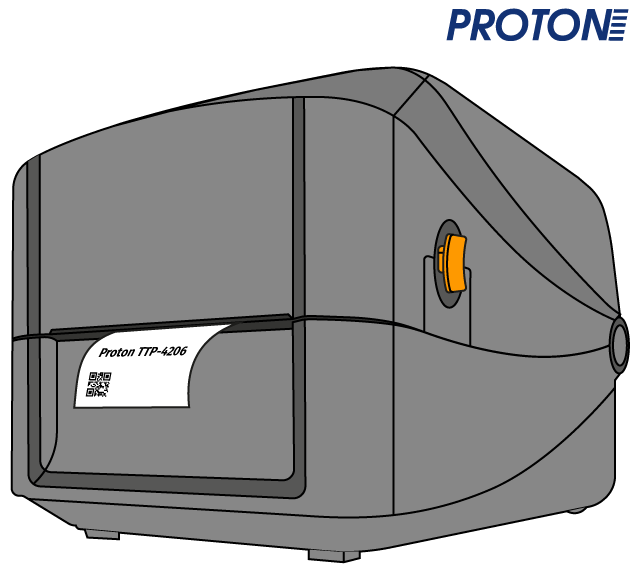 Принтер этикеток Proton TTP-4306P термотрансферный 300 dpi, USB, RS232, LPT, отделитель TTP-4306P TTP-4306P #9