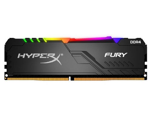 Модуль памяти Kingston 64GB 2666MHz DDR4 CL16 DIMM (Kit of 4) HyperX FURY RGB HX426C16FB3AK4/64 HX426C16FB3AK4/64