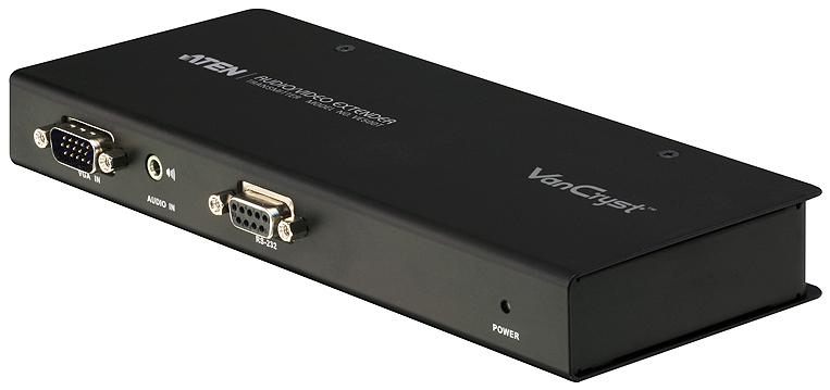 Удлинитель ATEN VGA/SVGA+AUDIO+RS232, 300 м., 1xUTP Cat5e, без шнуров, Б.П.220> 5.3V VE500T-AT-G VE500T-AT-G