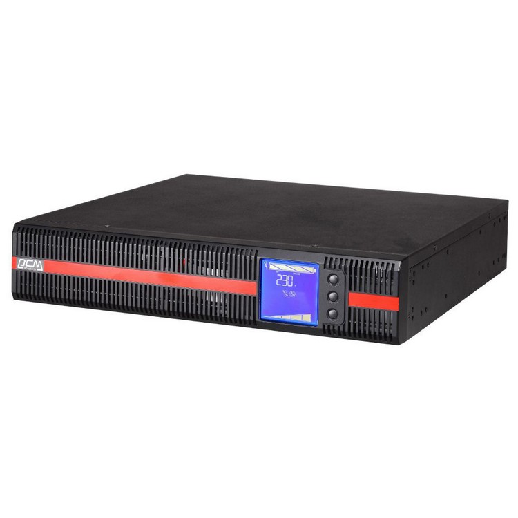Источник бесперебойного питания Powercom MACAN On-Line, 3000VA / 3000W, Rack/Tower, IEC, LCD, Serial+USB, SmartSlot, подкл. доп. батарей MRT-3000 MRT-3000