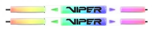 Оперативная память Patriot Viper RGB DDR4 16Gb (2x8GB) 3200MHz pc-25600 White PVR416G320C6KW PVR416G320C6KW
