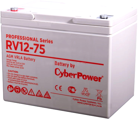 Батарея CyberPower Professional series RV 12-75 / 12V 75 Ah RV 12-75 RV 12-75
