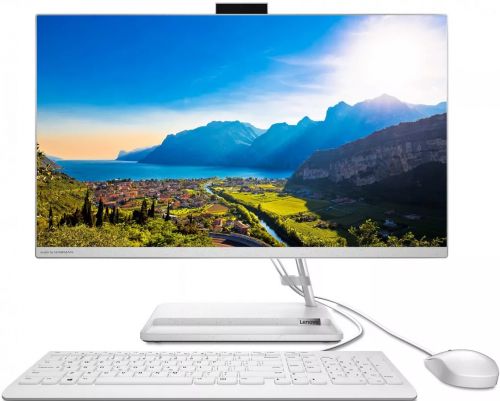 Моноблок Lenovo IdeaCentre AIO 3 27ITL6 27"(1920x1080)/Intel Core i3 1115G4(3Ghz)/8192Mb/1000+256SSDGb/noDVD/Int:Intel UHD Graphics/BT/WiFi/war 1y/8.77kg/white/DOS + Keyboard, mouse USB F0FW00LERK F0FW00LERK
