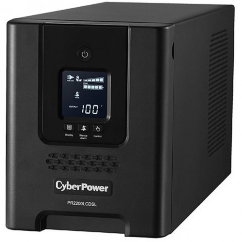 Источник бесперебойного питания CyberPower  Line-Interactive, 2200VA/1980W USB/RS-232/EPO/SNMPslot (8 IEC С13, 1 IEC C19) PR2200ELCDSL PR2200ELCDSL