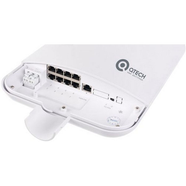 Коммутатор Qtech  8 портов 10/100 Base-T PoE 802.3af\at, 1 порт 10/100 Base-Т, IP65, 220В АС QSW-1500-9E-I-AC QSW-1500-9E-I-AC