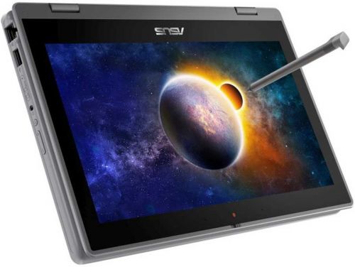 Ноутбук ASUS PRO BR1100FKA-BP0355R Pentium Silver N6000/4Gb/128Gb eMMC/11,6"HD Touch (1366 x 768) GL/1 x VGA/1 x HDMI /RG45/WiFi5/BT/Cam/Windows 10 Pro/1,4Kg/Dark Grey/MIL-STD 810G 90NX03A1-M06410 90NX03A1-M06410