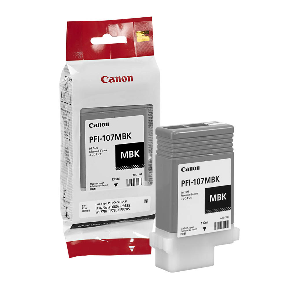 Картридж струйный Canon PFI-107MBK (matte black) 90 мл 6704B009 6704B009