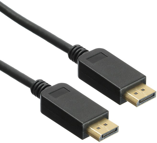 Кабель Buro аудио-видео V.1.2 DisplayPort (m)/DisplayPort (m) 2м. Позолоченные контакты черный BHP DPP_1.2-2 BHP DPP_1.2-2