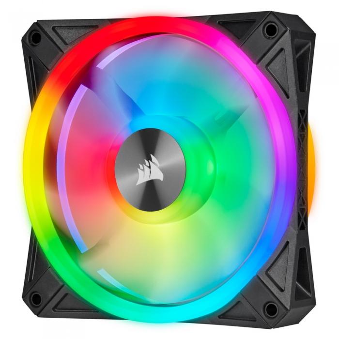 Вентилятор Corsair iCUE QL120 RGB  120mm PWM Triple Fan with Lighting Node CORE CO-9050098-WW CO-9050098-WW
