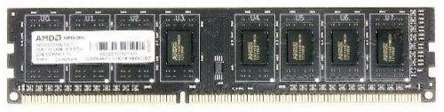 Модуль памяти AMD DDR3 2Gb 1333MHz OEM PC3-10600 CL9 DIMM 240-pin 1.5В R332G1339U1S-UO R332G1339U1S-UO