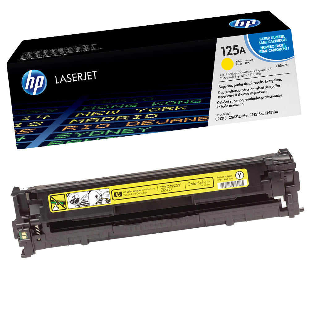 Картридж HP Color LaserJet CB542A Yellow Print Cartridge CB542A