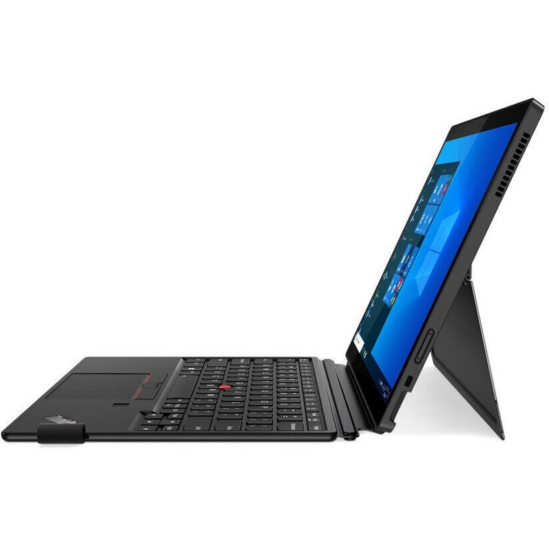 Ноутбук Lenovo ThinkPad X12 Detachable G1 T Core i5 1130G7/8Gb/SSD256Gb/Intel Iris Xe graphics/12.3"/IPS/Touch/FHD+ (1920x1280)/Windows 10 Professional 64/black/WiFi/BT/Cam 20UW000MRT 20UW000MRT