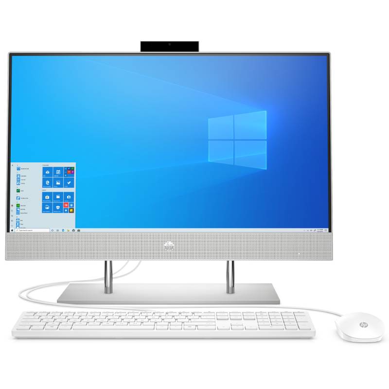 Моноблок HP 24-dp0060ur NT 23.8" FHD(1920x1080) AMD Ryzen 5 4500U, 8GB DDR4 3200 (1x8GB), SSD 256Gb, AMD Integrated Graphics, noDVD, kbd&mouse wired, HD Webcam, Natural Silver, Win10, 1Y Wty, repl. 14Q15EA 496Y5EA 496Y5EA
