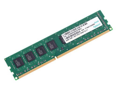 Модуль памяти Apacer 8GB DDR3L 1600 DIMM Non-ECC, CL11, 1.35V, AU08GFA60CATBGJ, 2R, 512x8, RTL (900173) DG.08G2K.KAM DG.08G2K.KAM