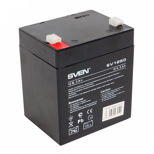 Аккумуляторная батарея Sven SV1250 12/12 В/Ач, 151х98х101 мм SV-0222005 SV-0222005