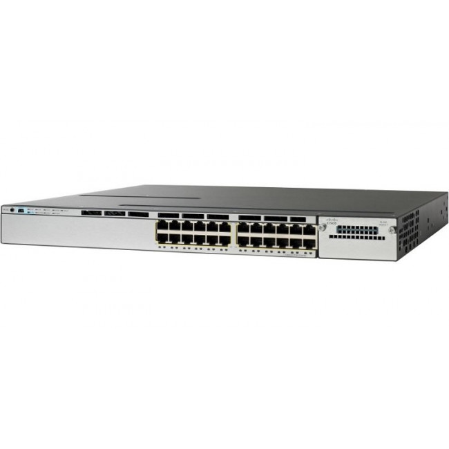 Комммутатор Cisco Catalyst 24 Port PoE IP Base WS-C3750X-24P-S WS-C3750X-24P-S