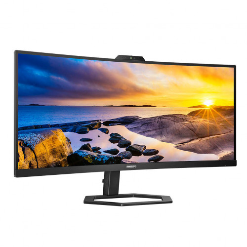 Монитор Philips 34'' 21:9 3440x1440(UWQHD) VA, Curved, nonGLARE, Нет, 100 Гц, 300cd/m2, H178°/V178°, 3000:1, 80M:1, 16,7 миллионов цветов, 4ms, VGA, HDMI, DP, USB-Hub, Height adj, Pivot, Tilt, Swivel, Speakers, 3Y, Black 34E1C5600HE (00/01) 34E1C5600HE (00/01)